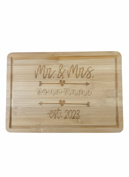 Fretmade Custom Bamboo Cutting Board