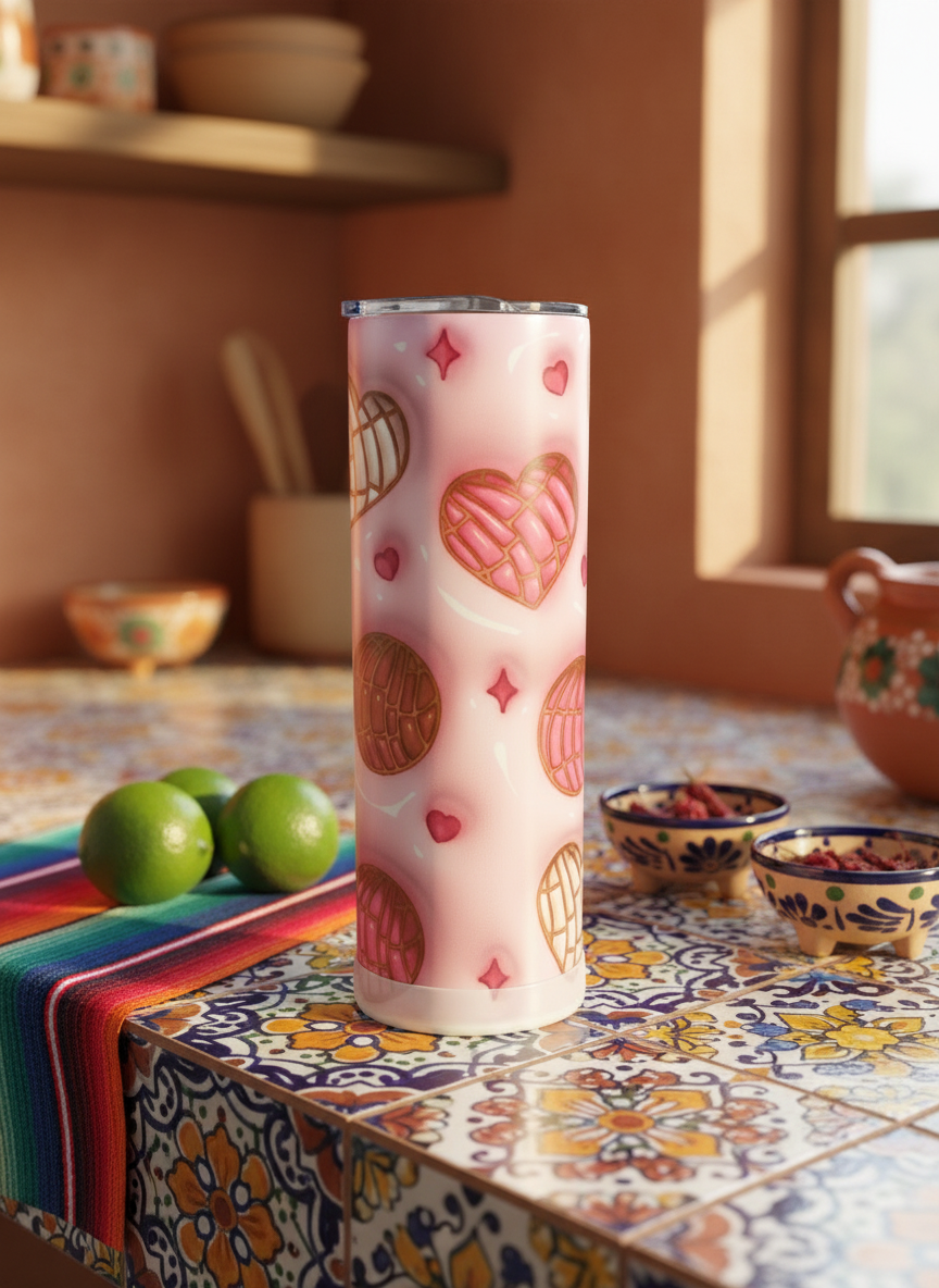 Fretmade 20 oz Tumbler 3D Conchas