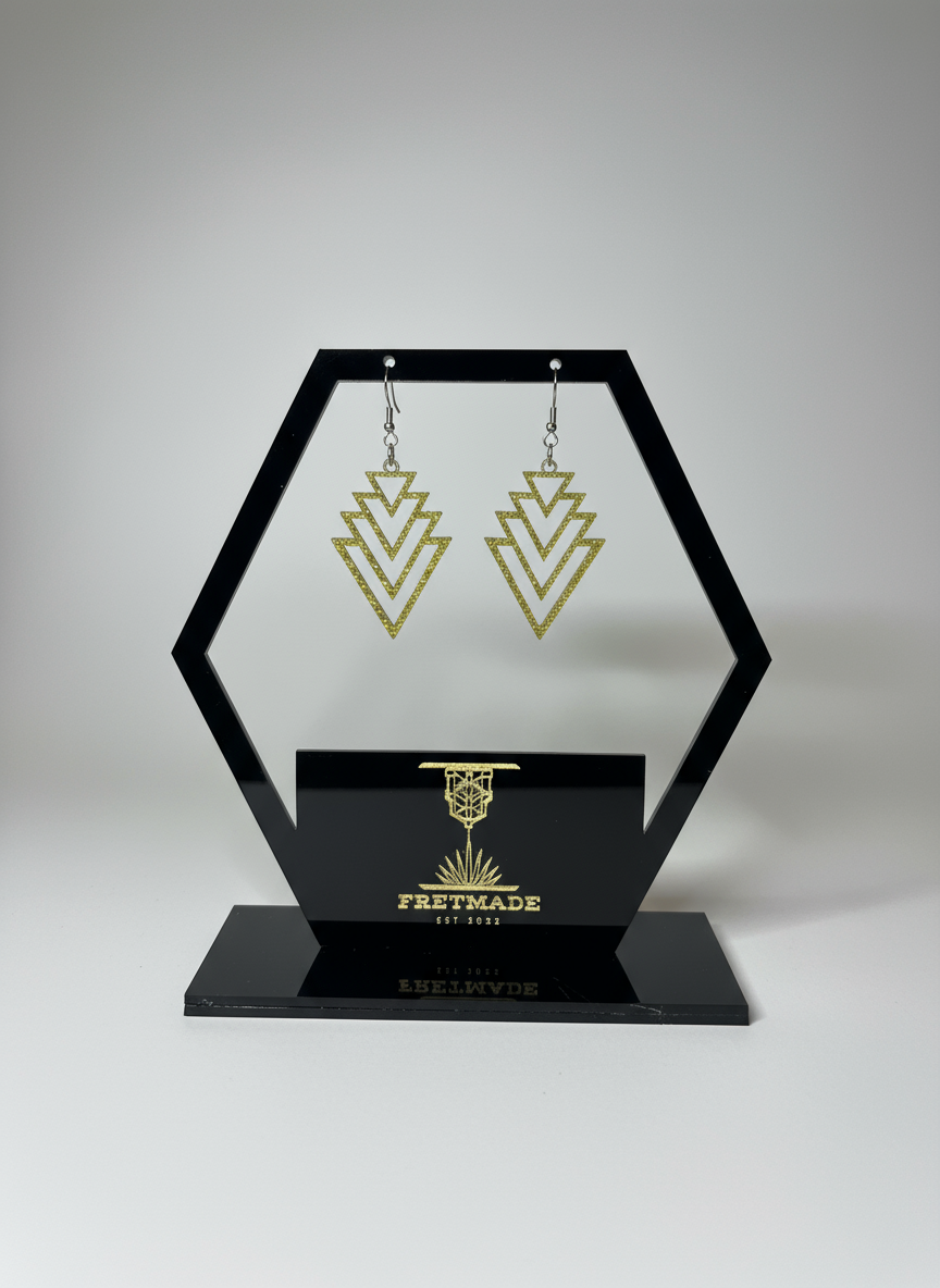 Fretmade Geometric Fashion Earrings