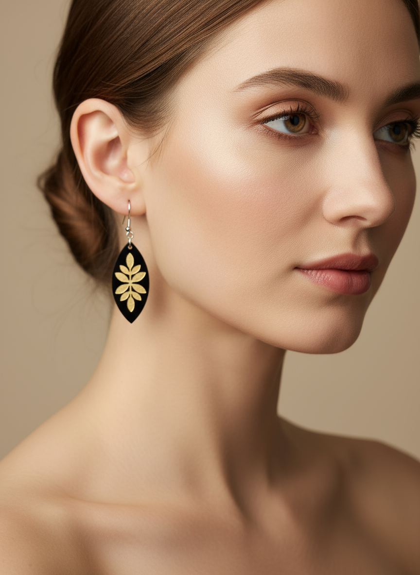 Fretmade Floral Earrings