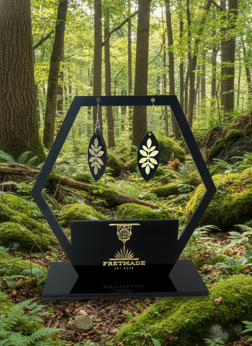 Fretmade Floral Earrings