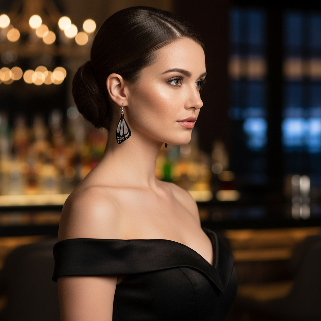 Fretmade Butterfly Wing Earrings