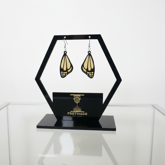 Fretmade Butterfly Wing Earrings