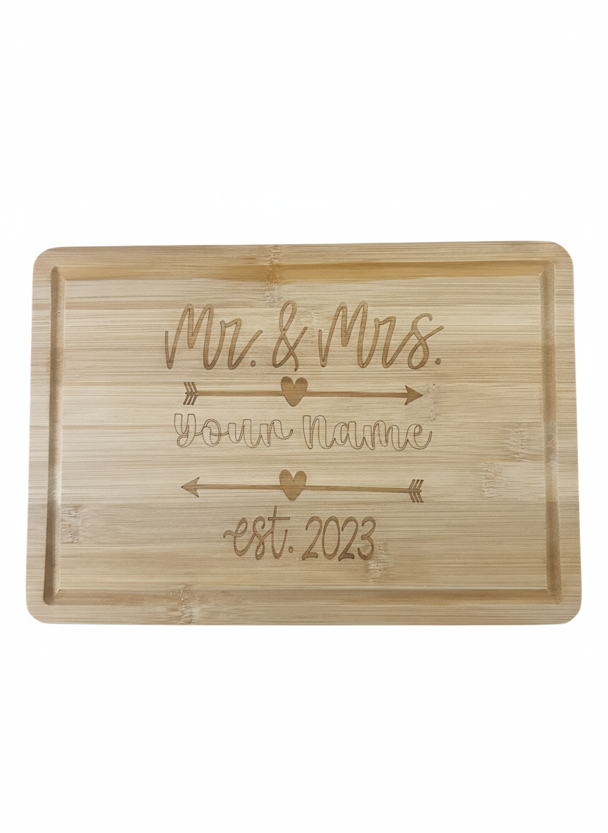 Fretmade Custom Bamboo Cutting Board