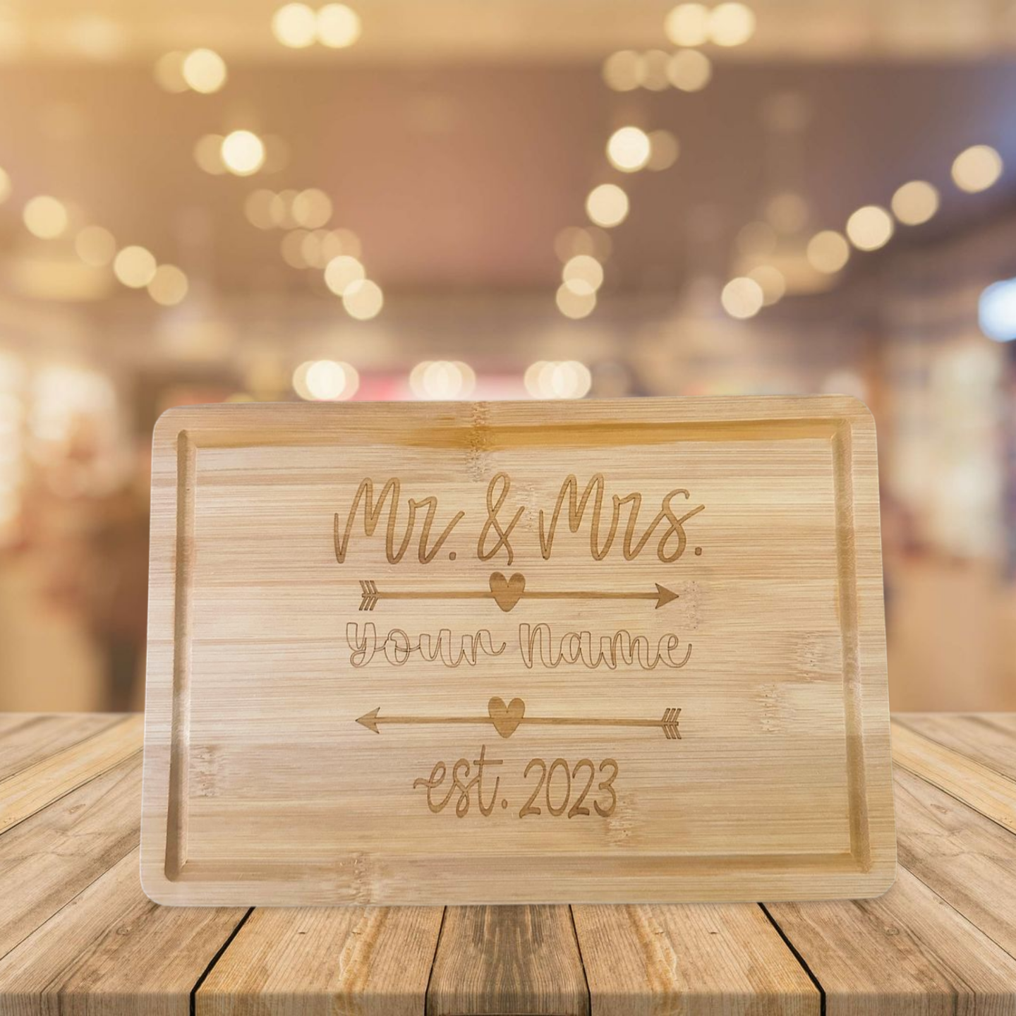 Fretmade Custom Bamboo Cutting Board