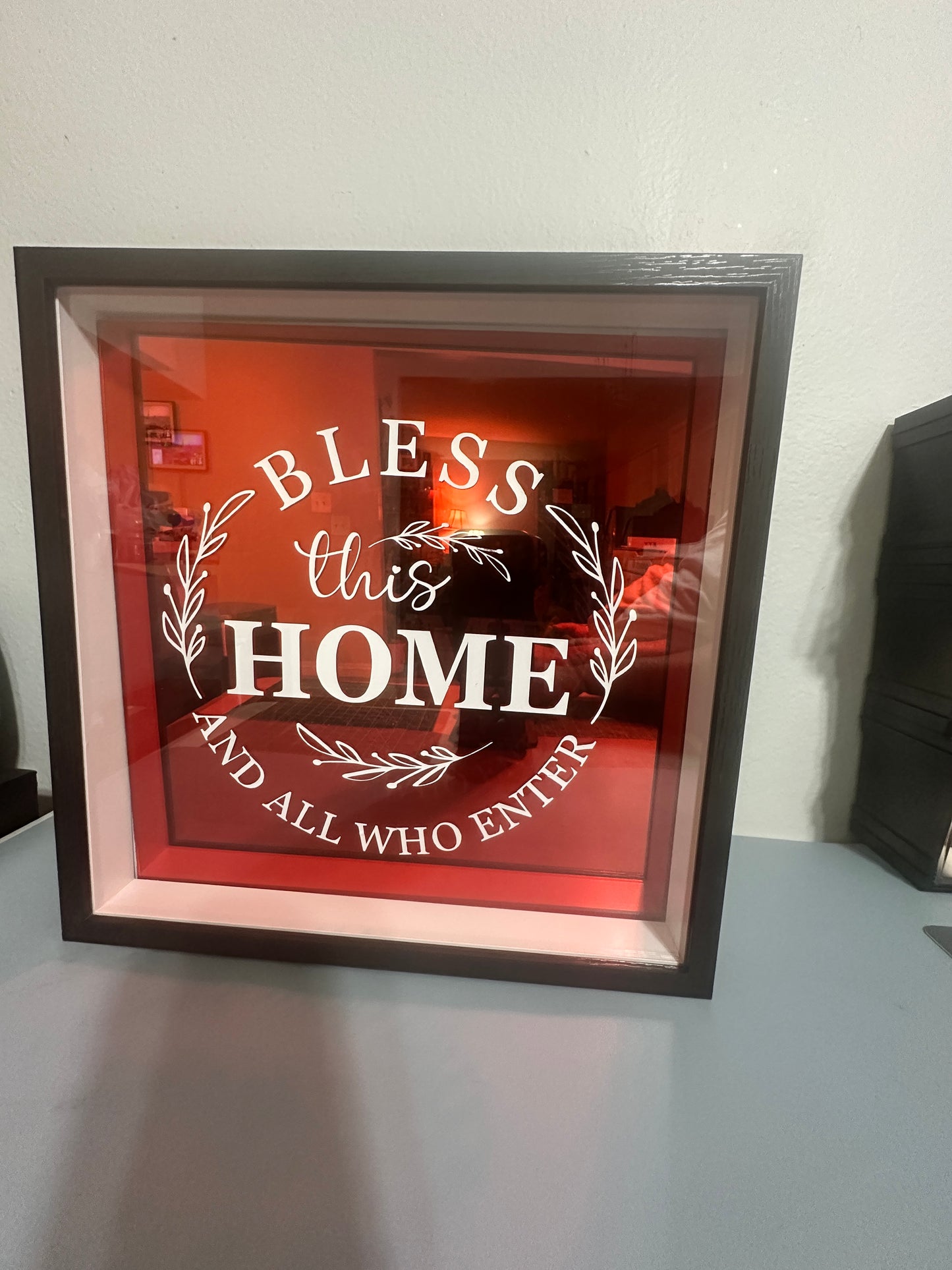 Fretmade Acrylic Mirror Shadow Box 12x12