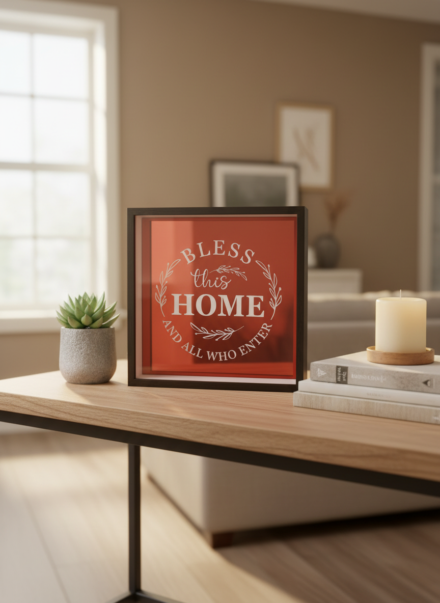 Fretmade Acrylic Mirror Shadow Box 12x12