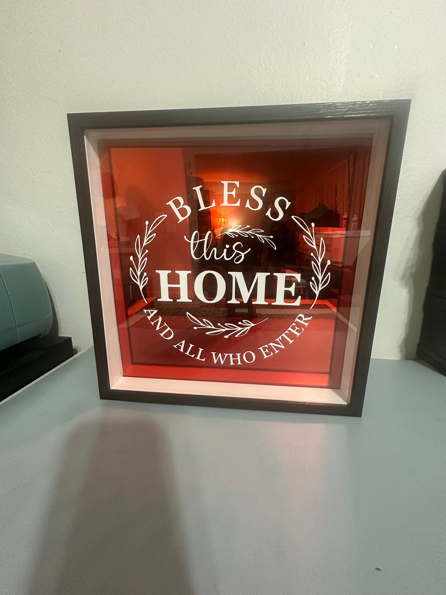 Fretmade Acrylic Mirror Shadow Box 12x12