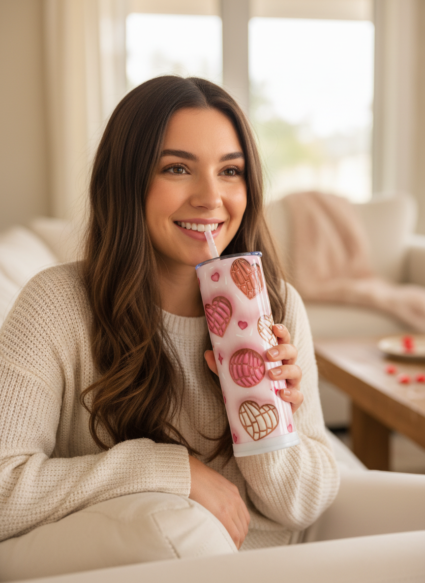 Fretmade 20 oz Tumbler 3D Conchas