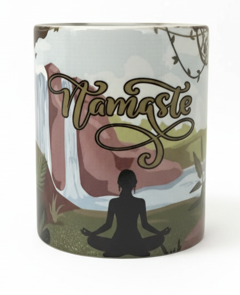 Fretmade 11oz Mug Namaste Theme