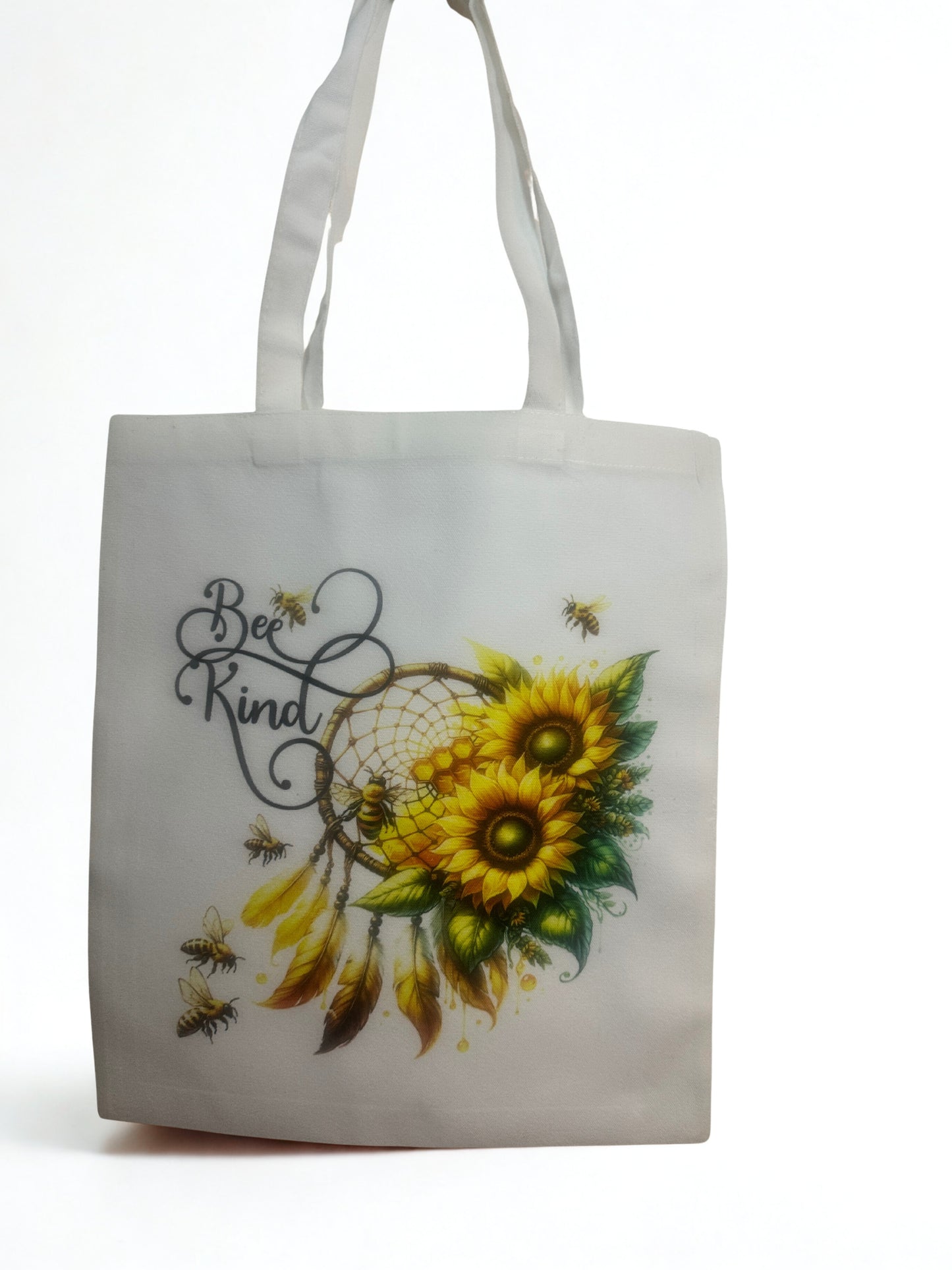Fretmade Tote Bag Bee Kind Dream Catcher