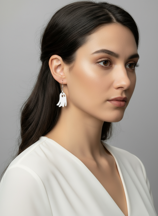 Ghost Acrylic Earrings