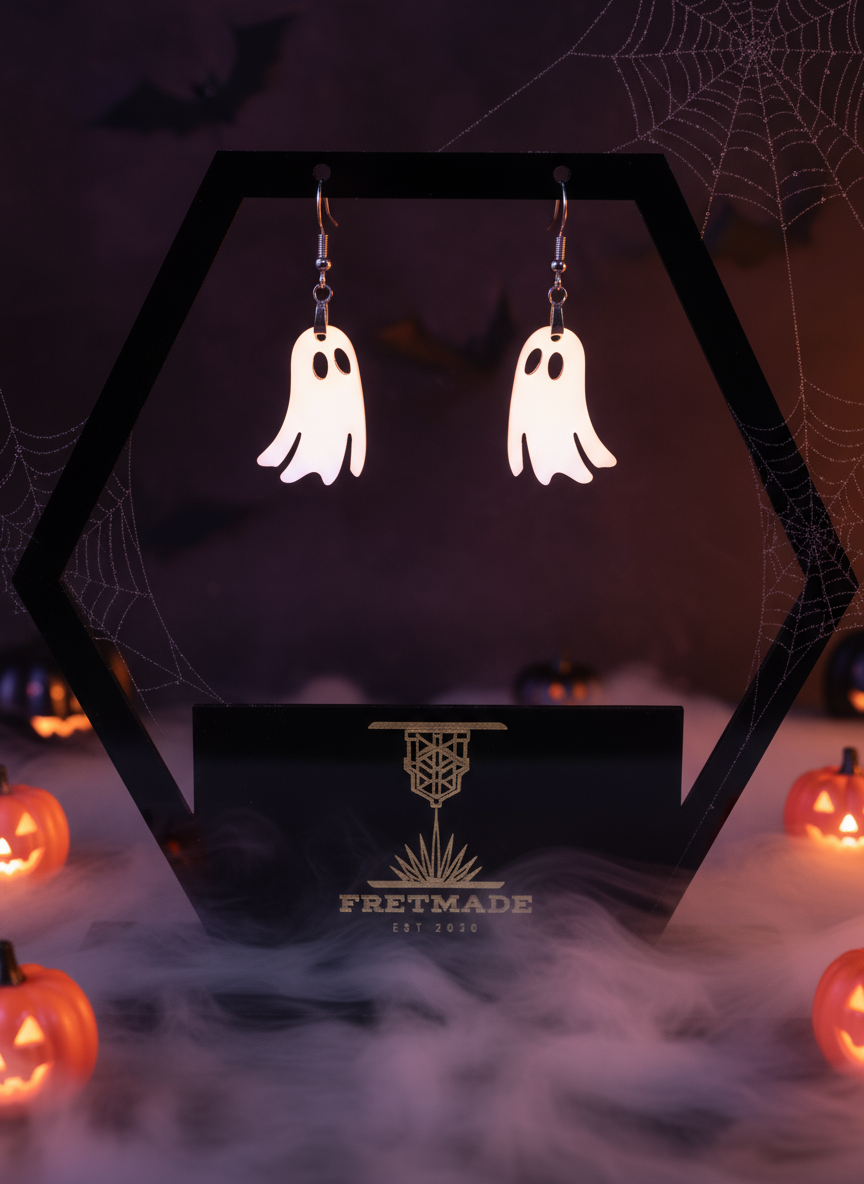 Ghost Acrylic Earrings