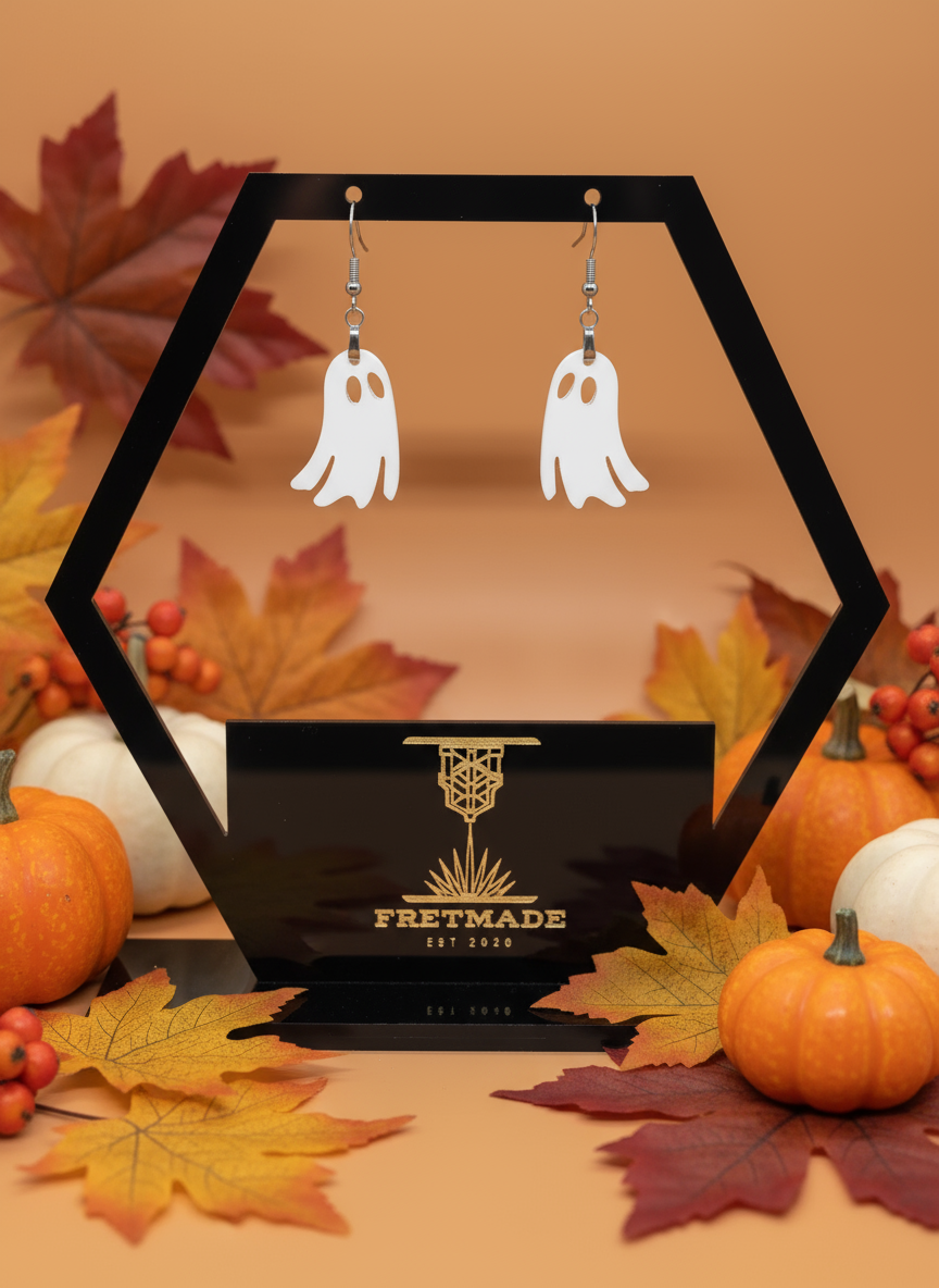 Ghost Acrylic Earrings