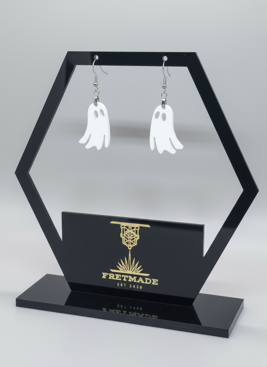 Ghost Acrylic Earrings