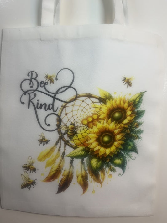 Fretmade Tote Bag Bee Kind Dream Catcher